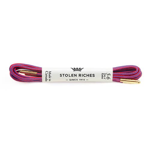 Pelican Stripe - Dress Shoelace