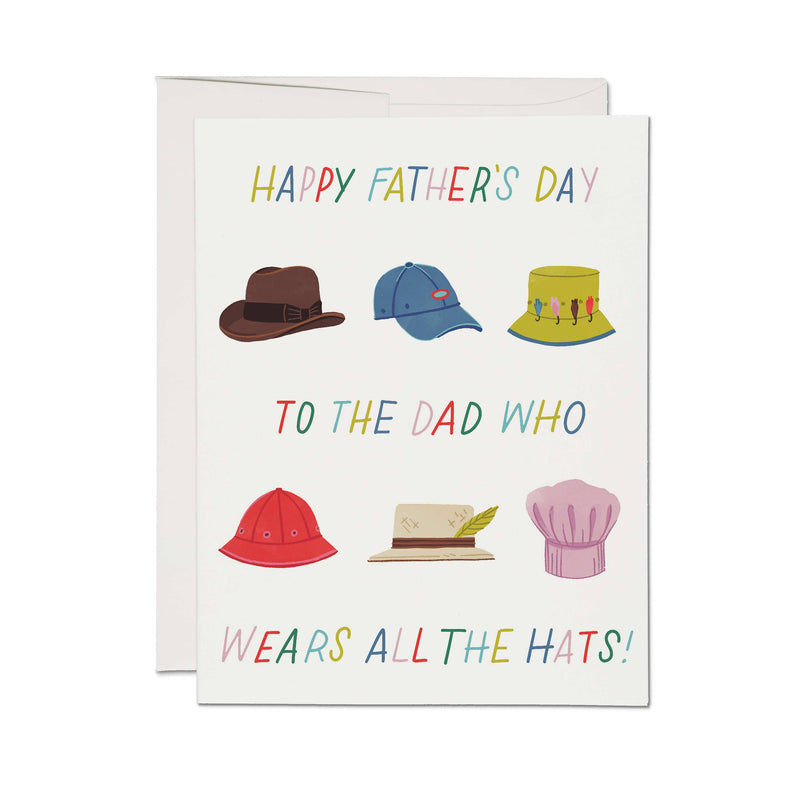 Lots of Hats greeting card