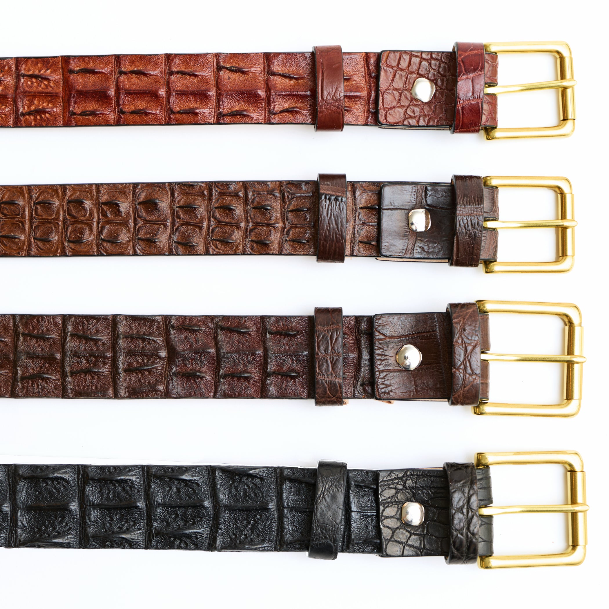Nile Horn Back Crocodile Leather Belt