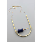 Geometric Vintage Lucite Link & Chain Necklace