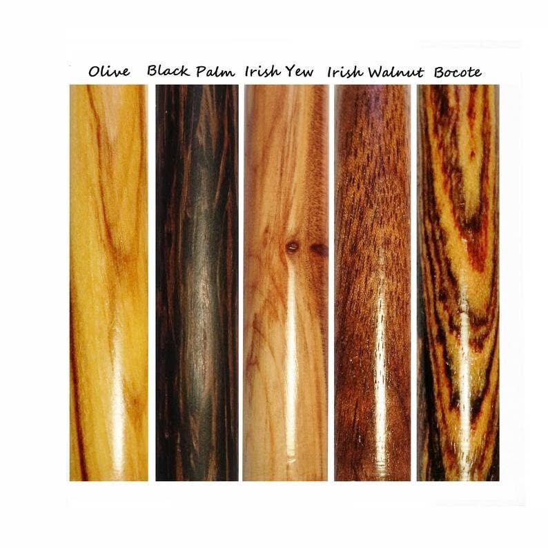 Gold Gillette fusion razor in Irish bog oak