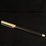 Wood Gel Pen - Brushed brass pen with wood and gel pen