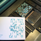 Congrats Letterpress Card