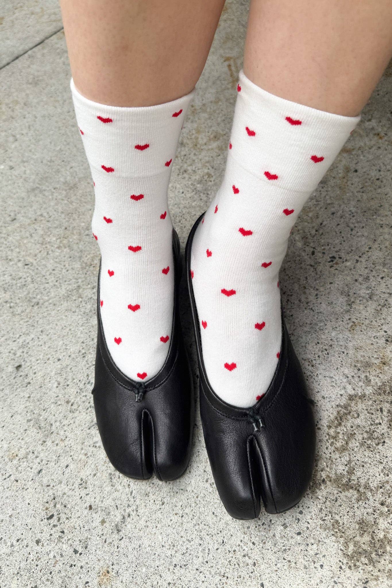 Heart Sneaker Socks