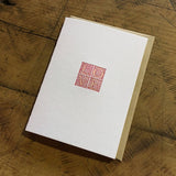 Love Letterpress Card