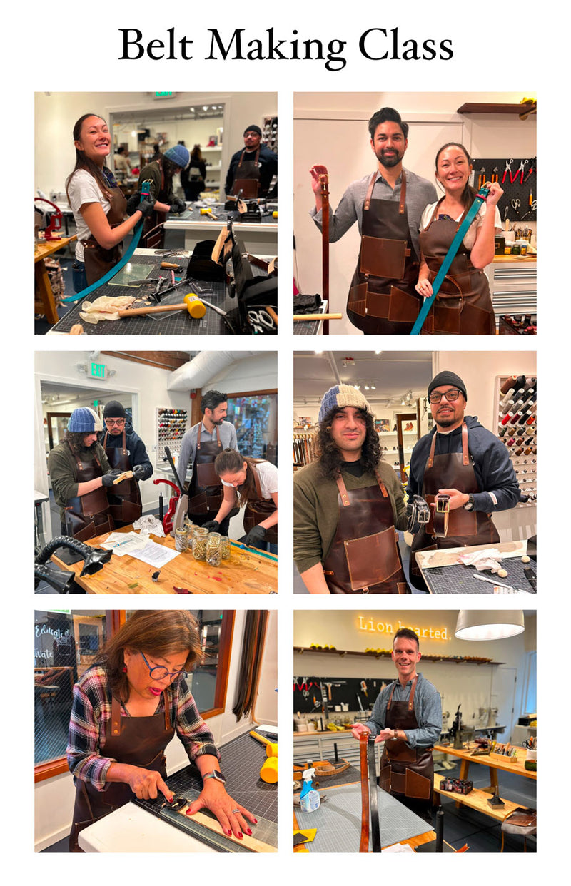 Leolo Custom Dyed Belt Making Workshop: November 16, 2025