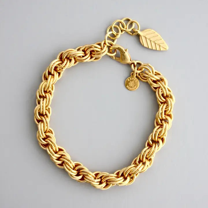 Rope Gold Chain Bracelet
