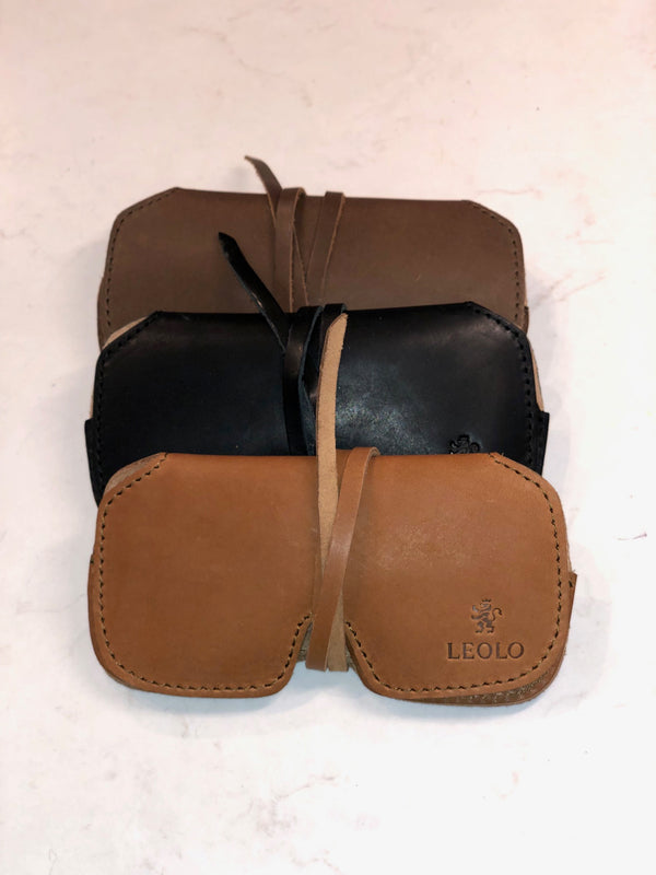 Leolo Leather Sunglass Case