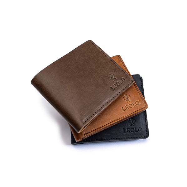 Leolo Leather Bifold Wallet