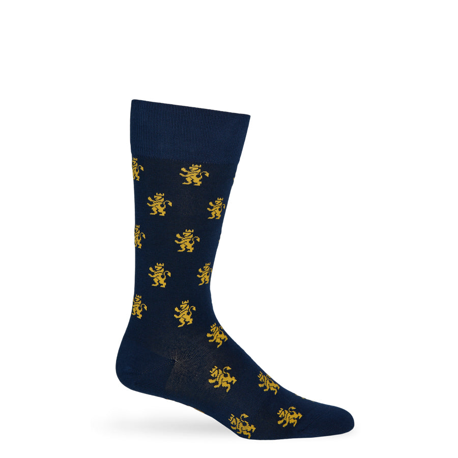 blue and yellow dress socks Leolo Navy Gold Size:US Women 8 - EU 39 Arch Support Style-Color-Dim:AP1E213552_AA002_M Birthday Dresses | 21st