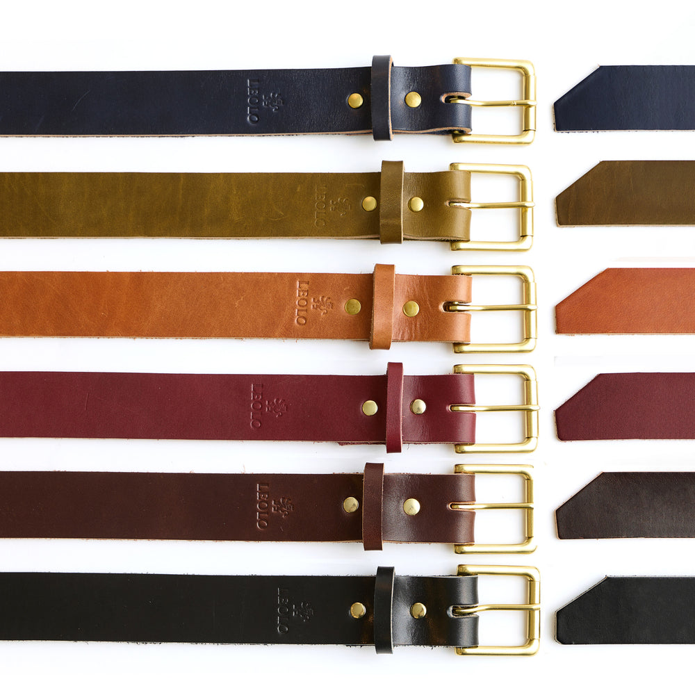 Leolo Handmade Leather Belt 1.25"