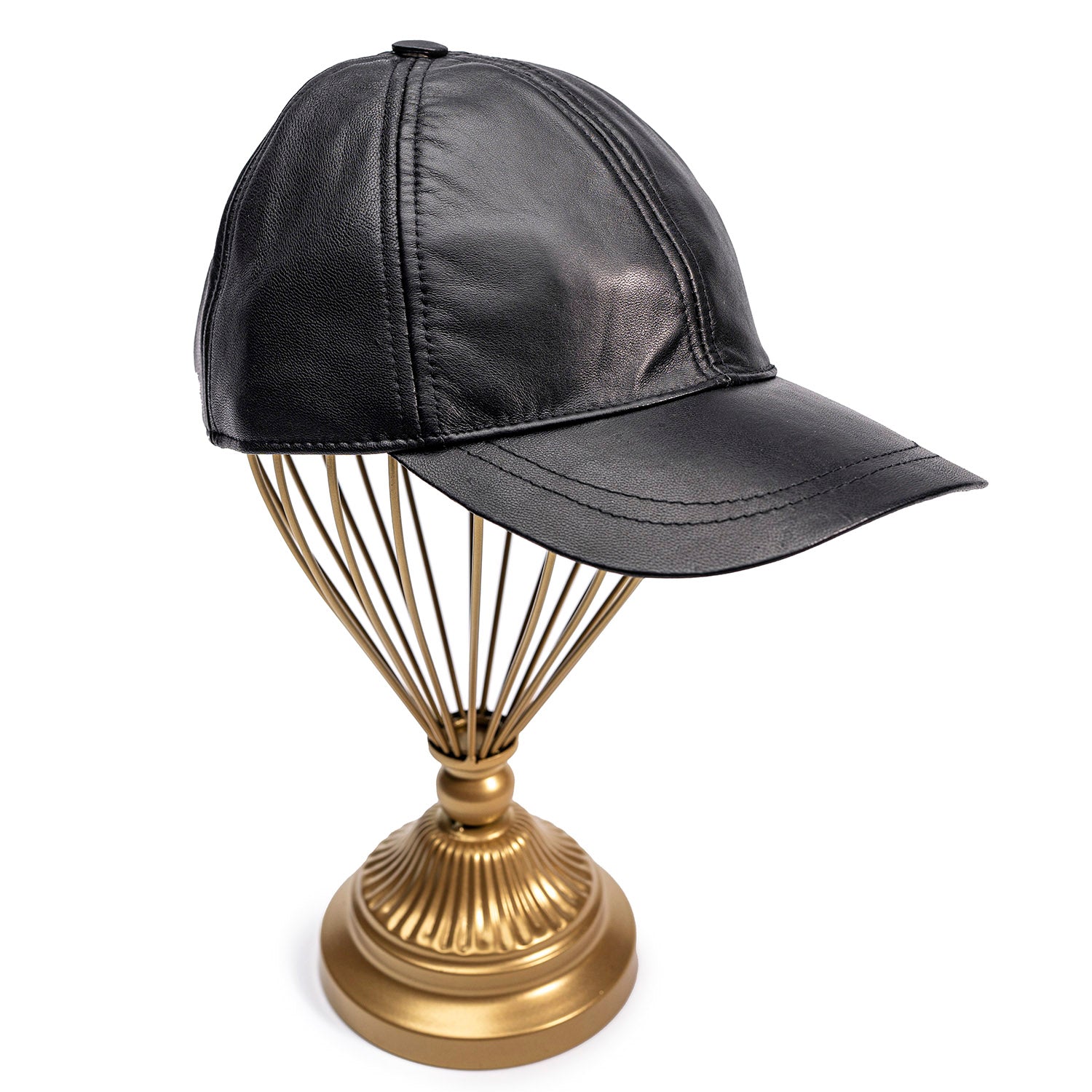 Leather Baseball Cap