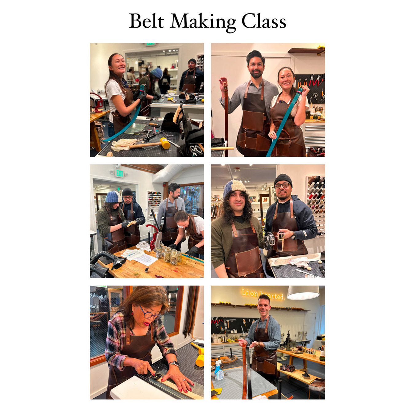 Custom Dyed Belt Making Workshop