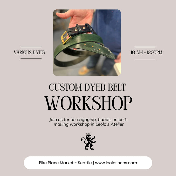 Test: Custom Dyed Belt Making Workshop