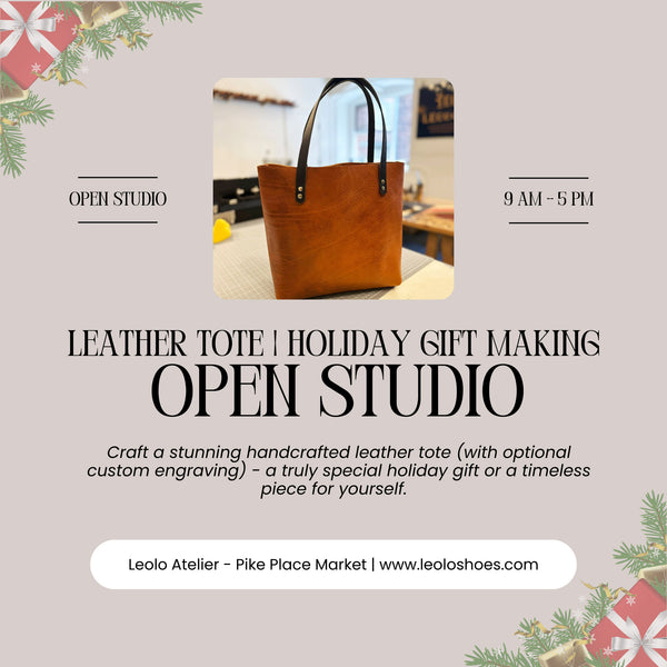 Test: Holiday Leather Tote Workshop