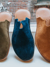 Mr. Grumpy Leather Slippers - Women's