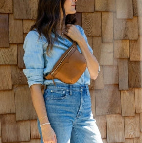 Leolo Leather Fanny Pack