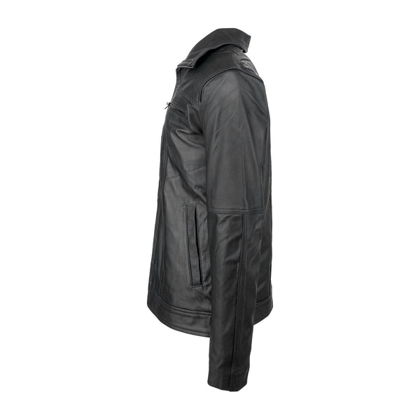 Urban 5884 CALVIN Leather Jacket Lamb Skin Black