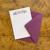Thank You Letterpress Gift Enclosure Card
