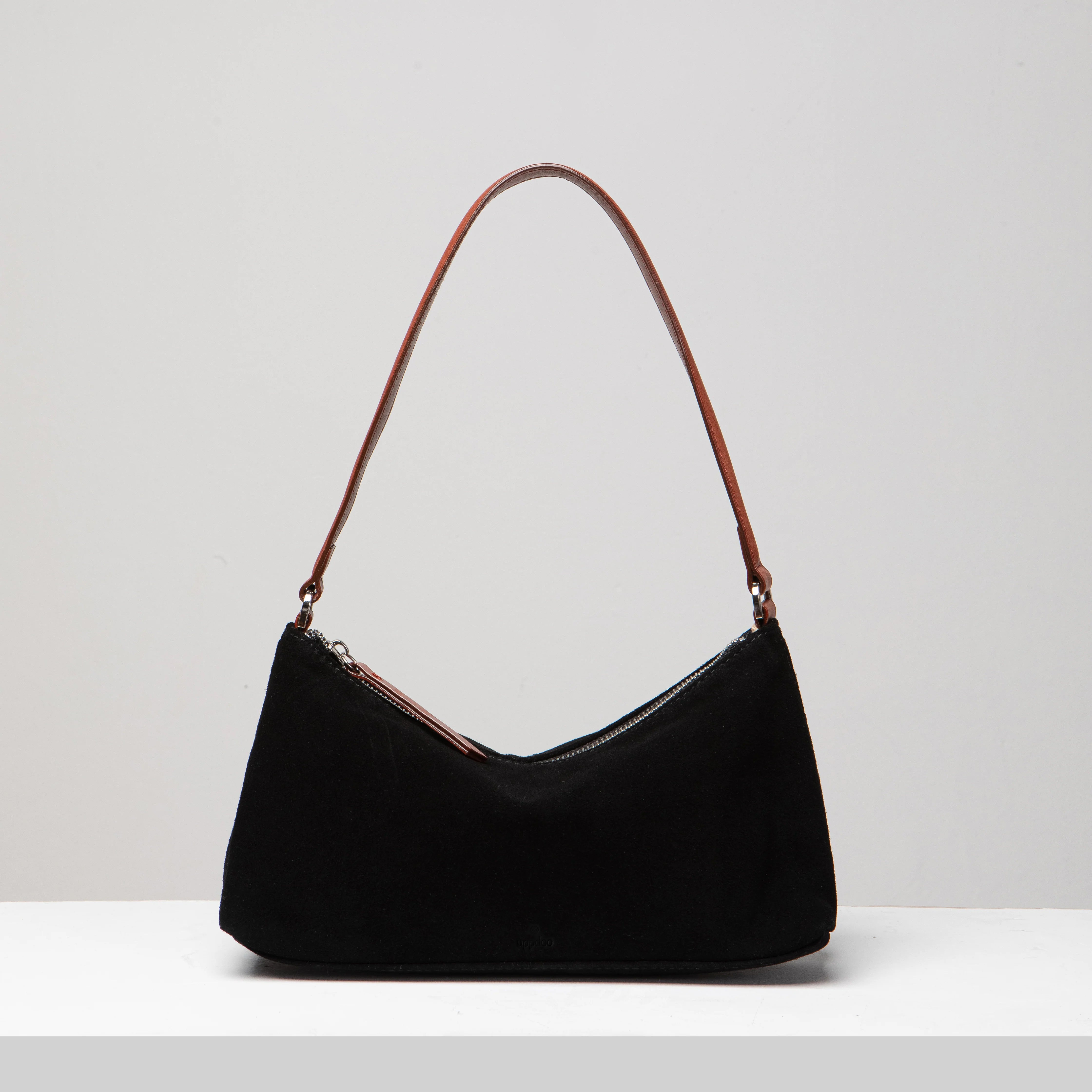 Crescent Suede Bag