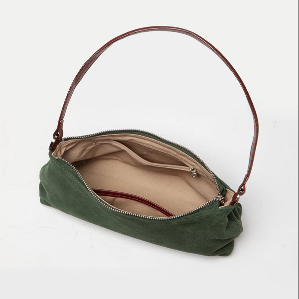 Crescent Suede Bag