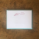 Sending Love Letterpress Gift Enclosure Card