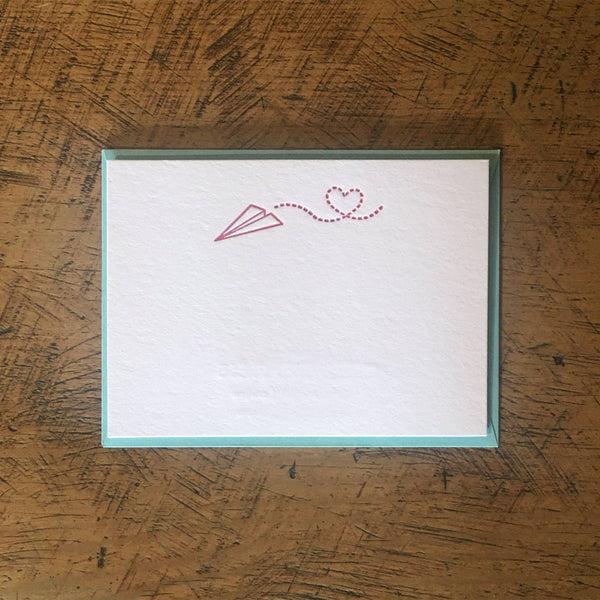 Sending Love Letterpress Gift Enclosure Card
