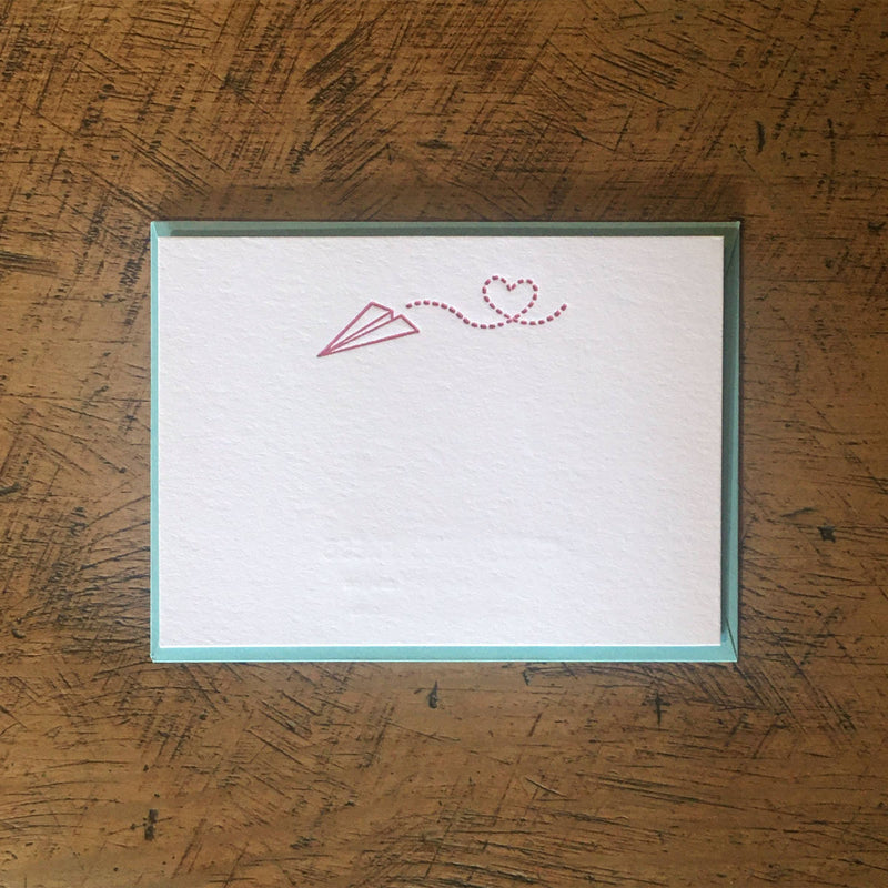 Sending Love Letterpress Gift Enclosure Card