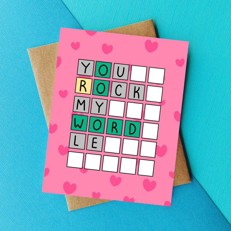 Wordle Funny Valentines Day Card - Love Card