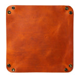Leather Valet Tray - English Tan