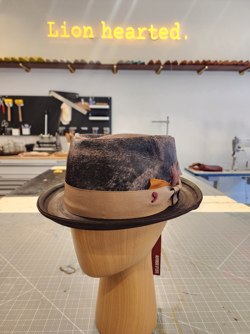 Alfonso D'este Fur Porkpie Hat